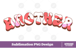 brother Png Retro Retro Mother&#039;s Day Mom Sublimation Product Image 1