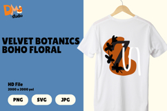 Velvet Botanics Boho Floral Monogram Product Image 1