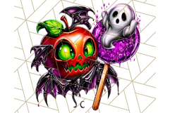 Haunted Treats Clipart PNG, Halloween Candy Art Product Image 4