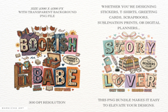 Reading Sublimation Png Bundle Product Image 2