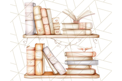 Cozy Book Lover Clipart PNG, Aesthetic Reading Graphics Product Image 4