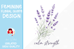 Feminine Floral Design Watercolor Flower Illustration Product Image 1