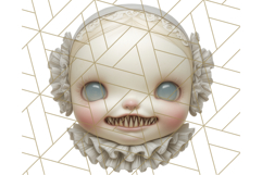 Creepy Dolls Clipart PNG Haunted Toy Characters Product Image 4