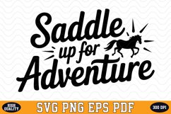 Saddle up for Adventure SVG Design | SVG Cut files Product Image 1