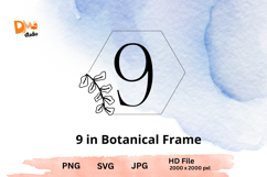 Botanical Frame Monogram Product Image 1