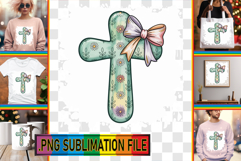 LUMINOUS TOTE BAG Art Ideas, Cross and Bow Product Image 1