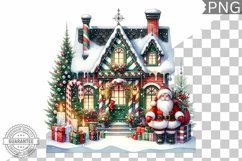 Christmas Santa Sublimation - Clipart PNG Design Product Image 1