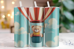 Teddy Bear Tumbler Wrap | Sublimation | Tumblers Product Image 1