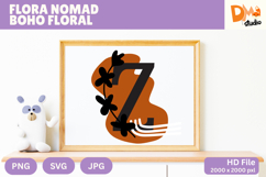 Flora Nomad Boho Floral Monogram Product Image 1