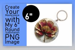 Floral Delight: Sublimation Round Designs PNG Product Image 1