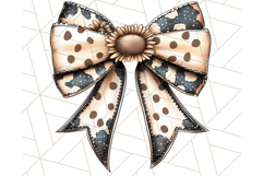 Western Style Bow PNG, Cute Cowboy, Cowgirl Coquette Png Product Image 4