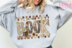 Book PNG, Retro Bookish Trendy Book Lover Sublimation Product Image 2