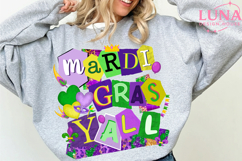 Mardi Gras Y’all PNG, Let the Good Times Roll PNG Product Image 3