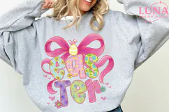 Preppy Coquette Easter Png, Easter Pastel Png, Happy Easter Product Image 4