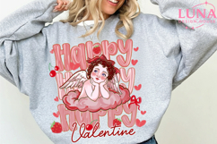 Coquette Cupid Valentine Png, Preppy Valentines Day Png Product Image 1