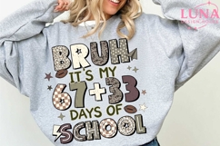 6733 Days Of School Bruh PNG: Funny Camo Six Seven Meme Png Product Image 4