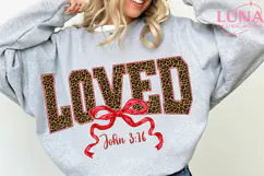 Leopard Love Png, Mama Valentine Png, Leopard Valentine Png Product Image 3