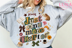 Just One More Chapter Png, Sublimation Design, Bookish Png Product Image 4