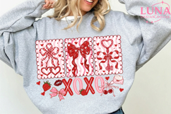 Coquette Valentines XOXO PNG, Trendy Valentine's Day Png, Product Image 3