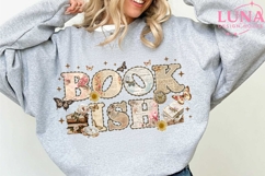 Bookish Png, Flower Book Png, Book Png Design Book Lover Png Product Image 4