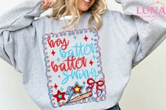 Retro Baseball Batter Batter Swing PNG, Checkered Baseball Product Image 3