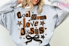 Jesus PNG, Retro Jesus Shirt png, Christian Png, Cool Moms Product Image 2