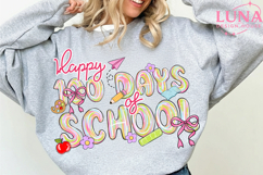 100 Days of School Coquette Png, 100 Days of School PNG Product Image 4