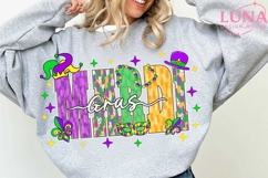 Mardi Gras Carnival PNG, Coquette Bow, Mardi Gras Y’all Png Product Image 3