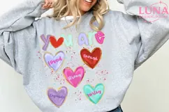 You Are Enough Valentine Png, Retro Valentine Sublimation Product Image 3