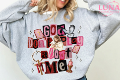 God Don’t Play About Me Png, Snarky Christian Shirt Png Product Image 3