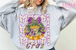 King Cake coquette png, Coquette Mardi gras png, Mardi Gras Product Image 3