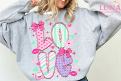 Preppy Valentine's Day love PNG, Coquette Valentine PNG Product Image 3