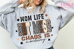 Mom Life Hot Mess PNG, Leopard Print Mom Life png Product Image 3