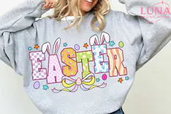 Happy Easter Png, Easter Bunny Png, Coquette Egg png Product Image 2