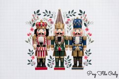 Scandinavian Folk Art Christmas Clipart PNG Product Image 1