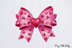 Coquette Valentine Clipart PNG Product Image 1