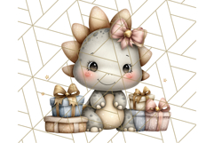 Christmas Dinosaur Party Png, Dino Clipart PNG Product Image 4