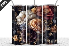 Rose Flowers Tumbler Wrap | Sublimation Design | Tumble PNG Product Image 5