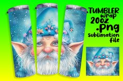 Mystical Meadow: Gnome Tumbler Sublimation - 20oz Product Image 1