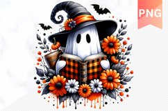 Halloween Ghost Sublimation - Halloween Clipart PNG Design Product Image 1