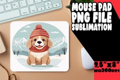 Winter Character Boho Mouse Pad Elegance Product Image 1