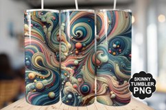 Closeup of Abstract Tumbler Warp - Tumbler PNG Design Product Image 1