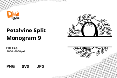 Petalvine Split Monogram Product Image 1