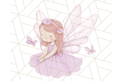 Pastel Purple Fairy Garden Clipart Enchanted Cottagecore Png Product Image 4