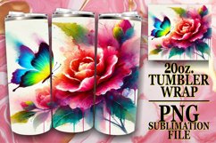 Cozy Moments 20oz tumbler wrap, Butterfly Product Image 1