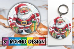 PNG Round Design - Holiday Watercolor Art Product Image 1