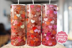 Valentine Glitter Tumbler | Valentine Tumbler Wrap Product Image 1