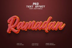 Ramadan 3d Editable Text Effect Style Product Image 1