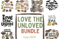 Love The Unloved Quotes Clipart Bundle | Unloved Animals PNG Product Image 1