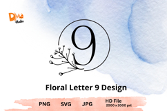 The Floral Letter Design Product Image 1